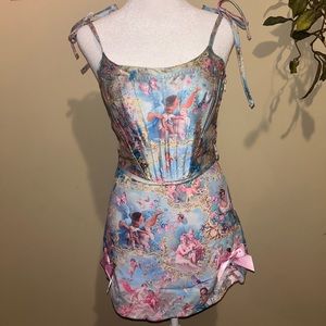 Sugar Thrillz Divine Lush Opulence Top & Skirt